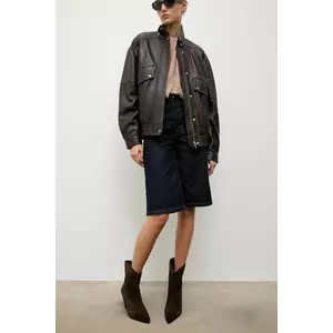 Answear.LAB cizme din piele intoarsa culoarea maro, cu toc drept imagine