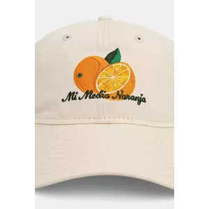 New Era șapcă de baseball din bumbac 0 culoarea bej, 60691303 imagine