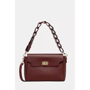 Answear.LAB poseta de piele culoarea bordo imagine