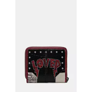 ZADIG&VOLTAIRE portofel de piele culoarea negru, LWSG03712 imagine