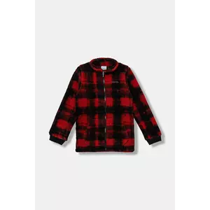 Columbia hanorac polar pentru copii Rugged Ridge culoarea roșu, cu imprimeu, 2097021 imagine