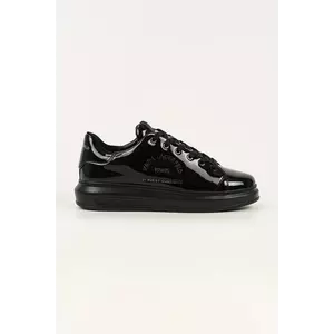 Karl Lagerfeld sneakers din piele KAPRI culoarea negru, KL52538S imagine