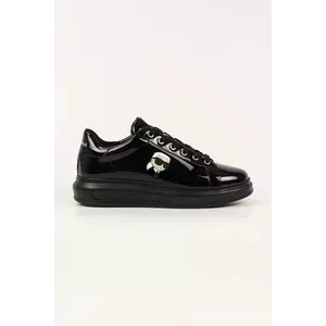 Karl Lagerfeld sneakers din piele KAPRI NFT culoarea negru, KL52573N imagine