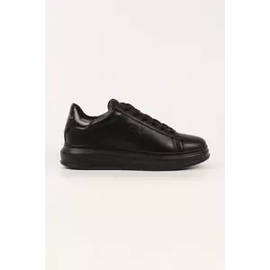 Karl Lagerfeld sneakers din piele KAPRI Outline NFT culoarea negru, KL52570 imagine