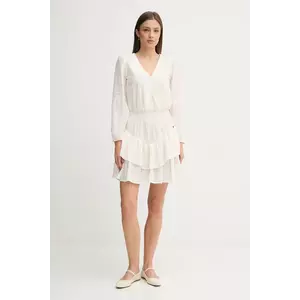 Pepe Jeans rochie culoarea bej, mini, evazați, PL9537702 imagine