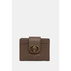 Kurt Geiger London carcasă din piele culoarea maro, 3735437109 imagine