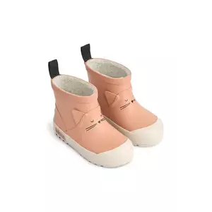 Liewood cizme copii Jesse Cat Thermo Rainboot culoarea portocaliu, LW20370 imagine
