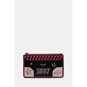 ZADIG&VOLTAIRE portofel de piele culoarea negru, LWSG03676 imagine