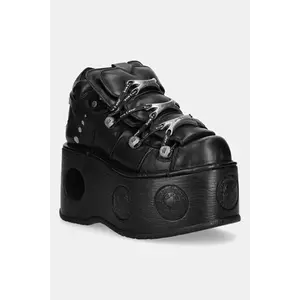 New Rock sneakers din piele ITALI NEGRO, NOMADA NEGRO, NEPTUNO / SPACE culoarea negru, M-106-C174 imagine