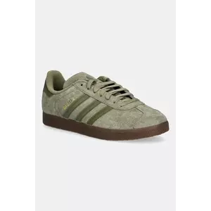 adidas Originals sneakers din piele întoarsă Gazelle culoarea verde, JR6288 imagine