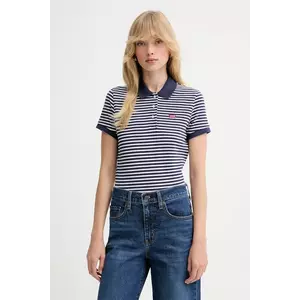 Levi's tricou polo culoarea bleumarin, 52599 imagine