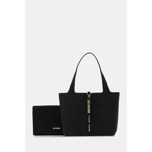 Love Moschino geantă culoarea negru, JC4175PP1NLV0000 imagine