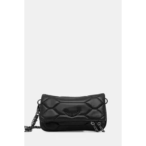 ZADIG&VOLTAIRE geantă de piele culoarea negru, LWBA03974 imagine