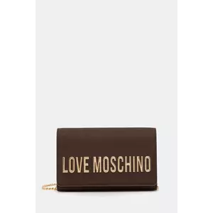Love Moschino geantă culoarea maro, JC4103PP1NKD0301 imagine