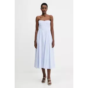 Bardot rochie midi, evazati, 58164DB6 imagine