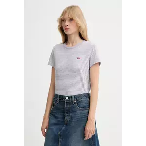 Levi's tricou din bumbac culoarea violet, 39185 imagine