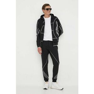 PLEIN SPORT set de lounge bărbați, culoare negru imagine