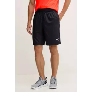 Puma pantaloni scurți de antrenament culoarea bleumarin, 682604 imagine