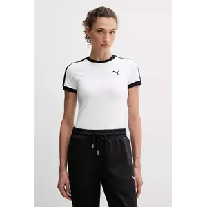 Puma tricou culoarea alb, 632129 imagine