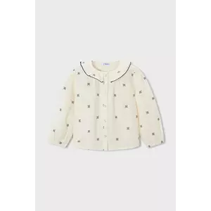 Mayoral bluză de bumbac pentru copii culoarea bej, cu imprimeu, 4132 imagine