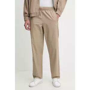 adidas Originals pantaloni de bumbac Firebird Pants culoarea verde, drept, KC0689 imagine