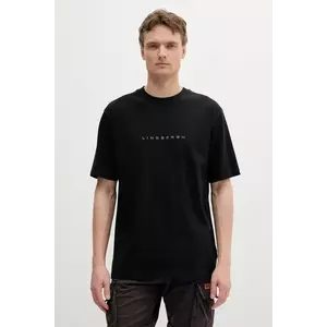 Lindbergh tricou din bumbac culoarea negru, uni, 30-400120B imagine