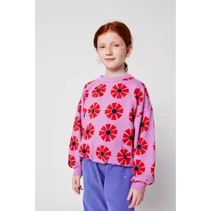 Bobo Choses hanorac de bumbac pentru copii Kaleidoscope culoarea violet, cu imprimeu, 225AC038 imagine