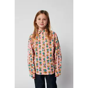 Bobo Choses cămașă de bumbac pentru copii Dices culoarea roz, 225AC055 imagine