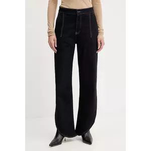 Liviana Conti jeans culoarea albastru marin, F5WY73 imagine