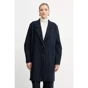 Liviana Conti palton de cașmir culoarea albastru marin, F5WL42 imagine