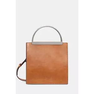 MAX&Co. geantă de piele culoarea maro, 2526516036200 imagine