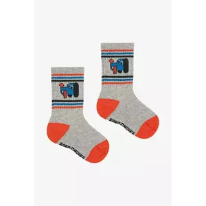 Bobo Choses șosete copii Doggy Mate culoarea gri, 225AH032 imagine