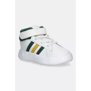 adidas sneakers pentru copii GRAND COURT MID culoarea alb, JP8886 imagine