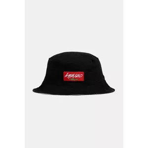 Kenzo pălărie reversibila din bumbac culoarea negru, FF68AC304F44 imagine