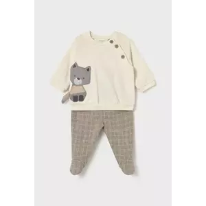 Mayoral Newborn compleu bebe culoarea verde, 2586 imagine