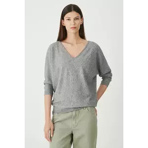 Medicine pulover culoarea gri, light imagine