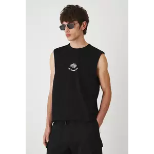 Medicine tricou fără mâneci culoarea negru imagine