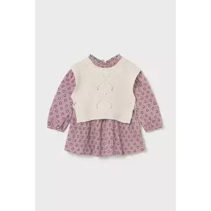 Mayoral rochie bebe culoarea roz, mini, evazați, 2913 imagine
