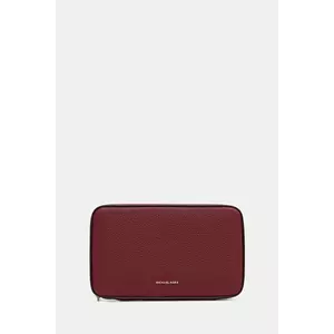 MICHAEL Michael Kors pungă cosmetice culoarea bordo, 32T5GTMV3L imagine