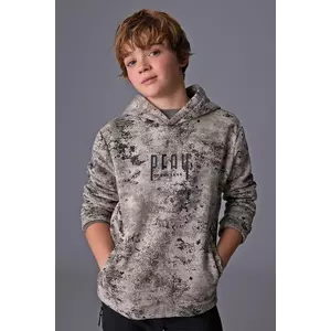 Mayoral bluză culoarea maro, cu glugă, 7404 imagine