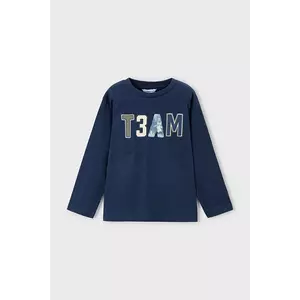 Mayoral longsleeve din bumbac culoarea bleumarin, 4077 imagine