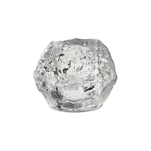 Kosta Boda sfeșnic decorativ Snowball 9 cm culoarea transparent imagine