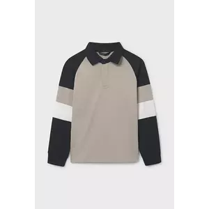 Mayoral longsleeve copii culoarea bej, cu imprimeu, 7102 imagine