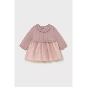 Mayoral Newborn rochie bebe culoarea roz, mini, evazați, 2815 imagine