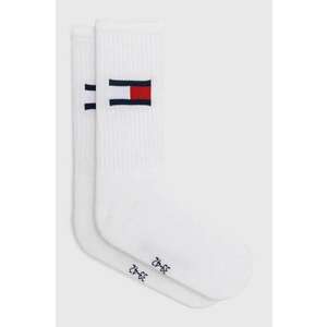 Tommy Jeans sosete 2-pack culoarea alb imagine