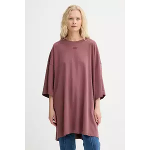 MUNTHE tricou din bumbac LIPPINI culoarea portocaliu, 253111925365 imagine