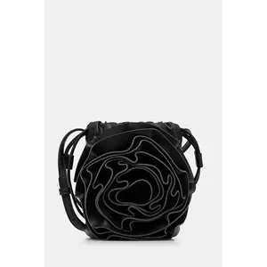 Liviana Conti poșetă de piele culoarea negru, A5WA41 imagine