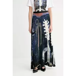 MUNTHE fustă TAULLA culoarea bleumarin, maxi, evazați, 253121125323 imagine