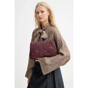 MUNTHE poșetă piele FOLUKE culoarea portocaliu, 253193525357 imagine