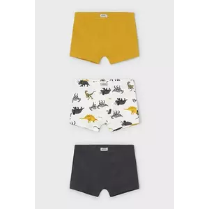 Mayoral boxeri copii 3-pack culoarea galben, 10035 imagine